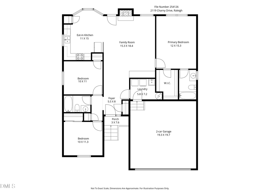 2119 Charny Drive, Raleigh, NC 27604 - #2
