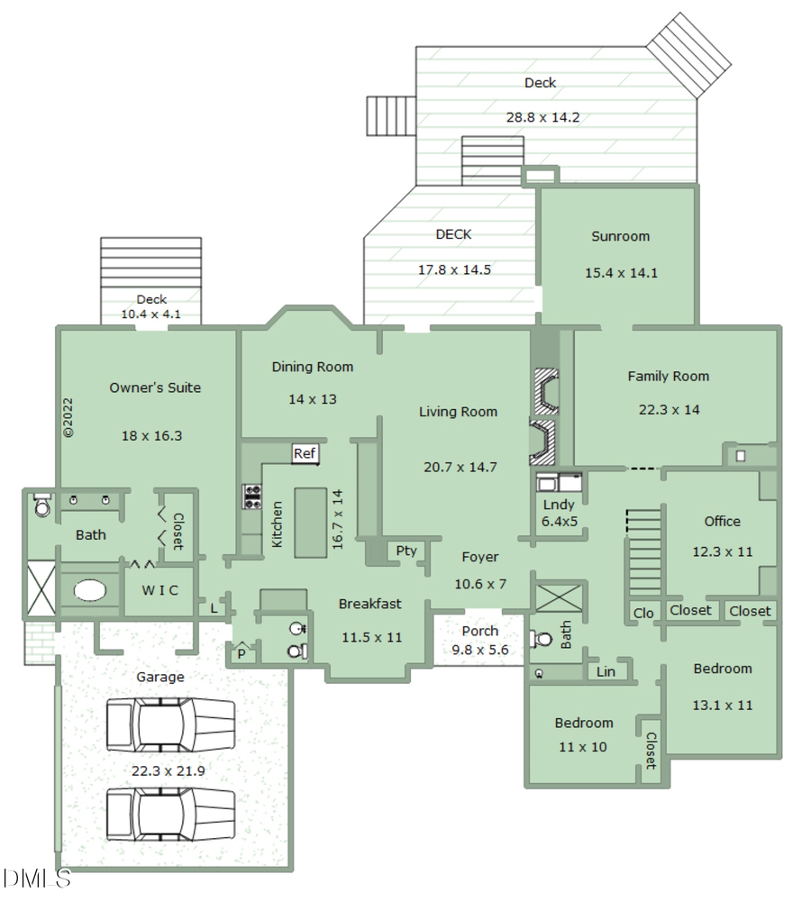 8844 Woodyhill Road, Raleigh, NC 27613 - #2