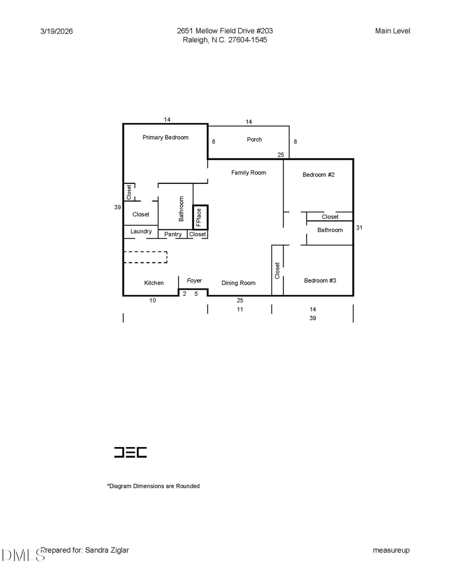 2651 Mellow Field Drive #203, Raleigh, NC 27604 - #2