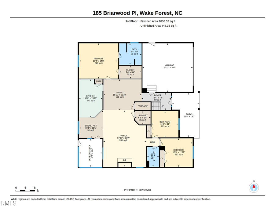 185 Briarwood Place, Wake Forest, NC 27587 - #2