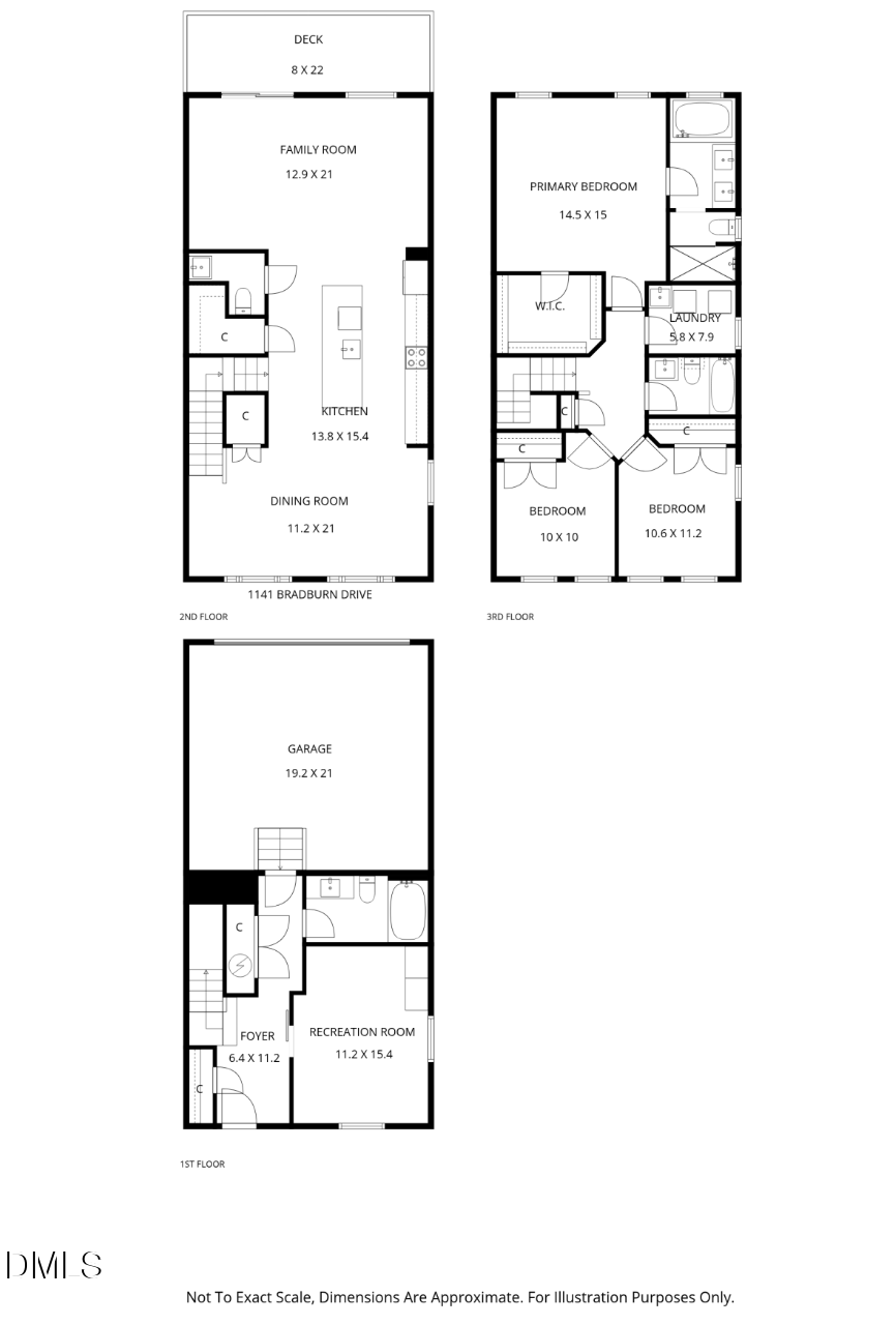 1141 Bradburn Drive, Durham, NC 27713 - #2