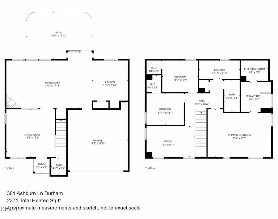 301 Ashburn Lane, Durham, NC 27703 - #2