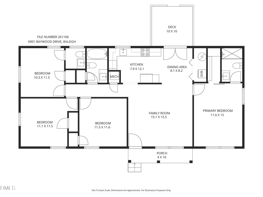 6901 Baywood Drive, Raleigh, NC 27613 - #2