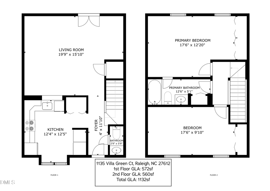 1135 Villa Green Court, Raleigh, NC 27612 - #2