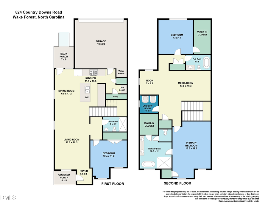 824 Country Downs Road, Wake Forest, NC 27587 - #2