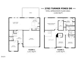 2783 Turner Pines Drive, New Hill, NC 27562 - #2