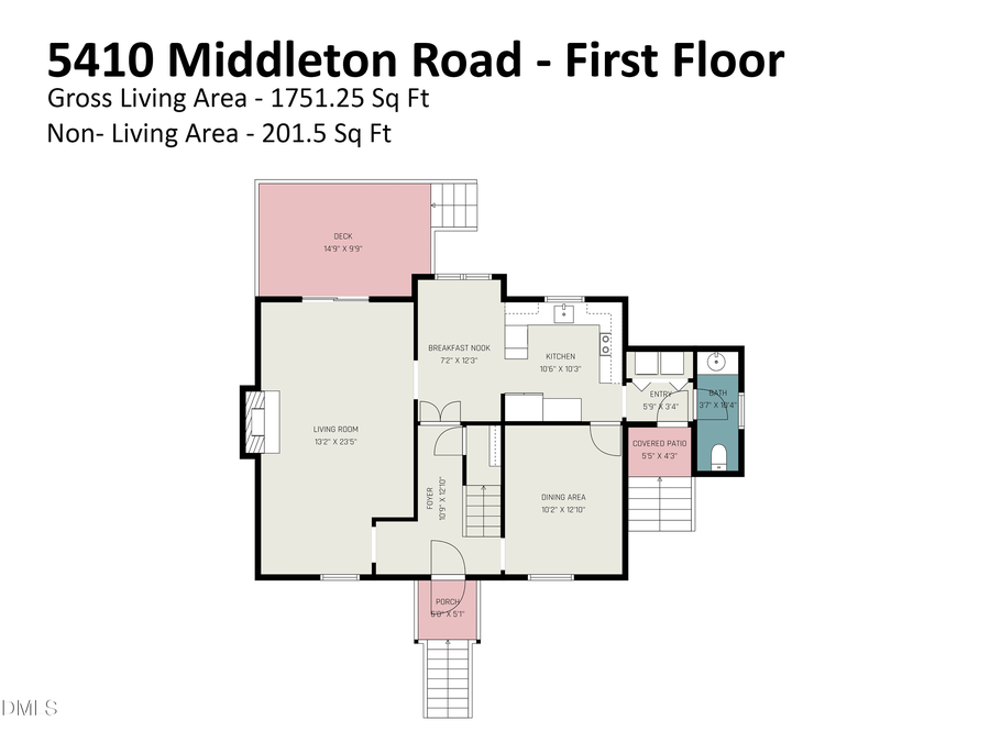 5410 Middleton Road, Durham, NC 27713 - #2