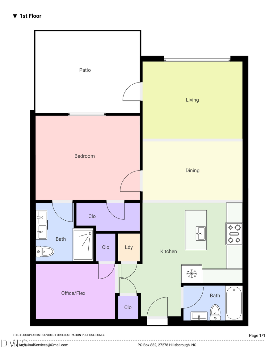 515 N Churton Street #Unit 101, Hillsborough, NC 27278 - #2