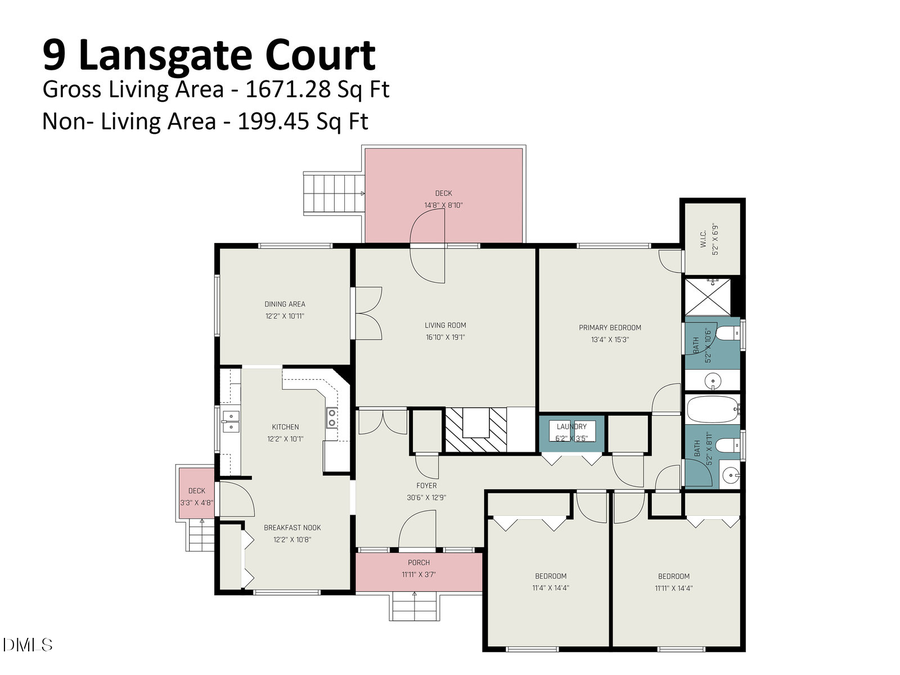 9 Lansgate Court, Durham, NC 27713 - #2