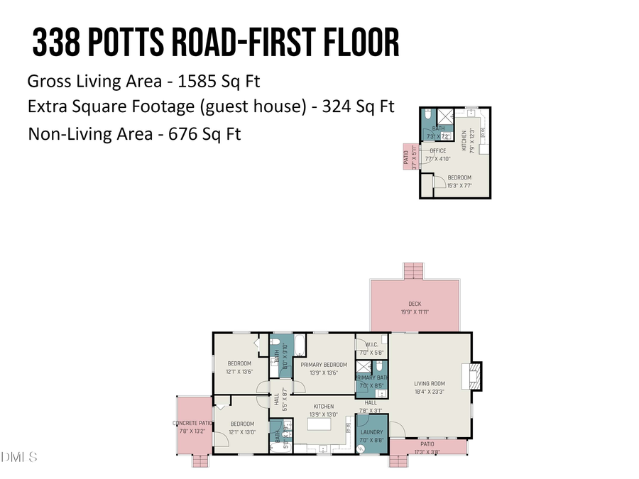 338 Potts Road, Dudley, NC 28333 - #2