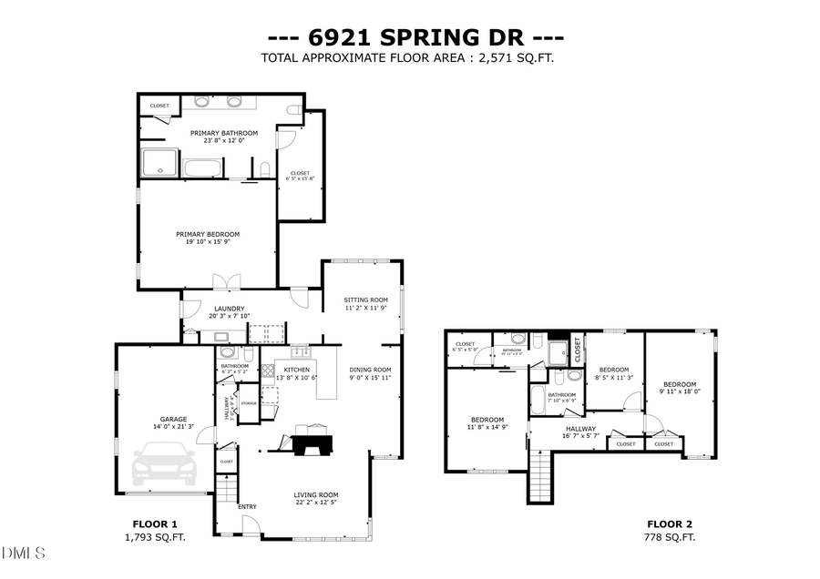 6921 Spring Drive, Raleigh, NC 27613 - #2
