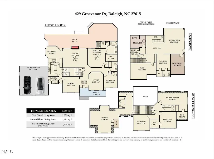429 Grosvenor Drive, Raleigh, NC 27615 - #2
