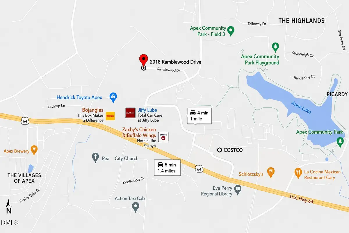 2018 Ramblewood Drive, Apex, NC 27523 - #1