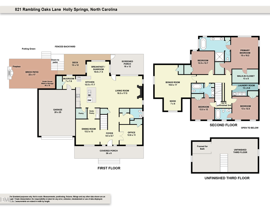 821 Rambling Oaks Lane, Holly Springs, NC 27540 - #2