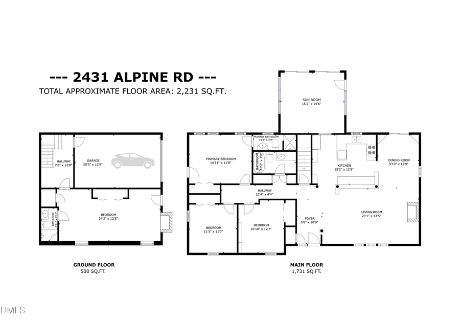 2431 Alpine Road, Durham, NC 27707 - #2