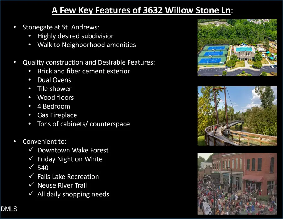 3632 Willow Stone Lane, Wake Forest, NC 27587 - #3