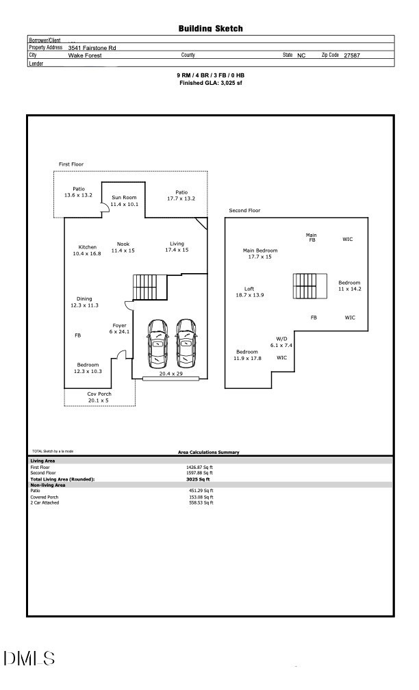 3541 Fairstone Road, Wake Forest, NC 27587 - #2