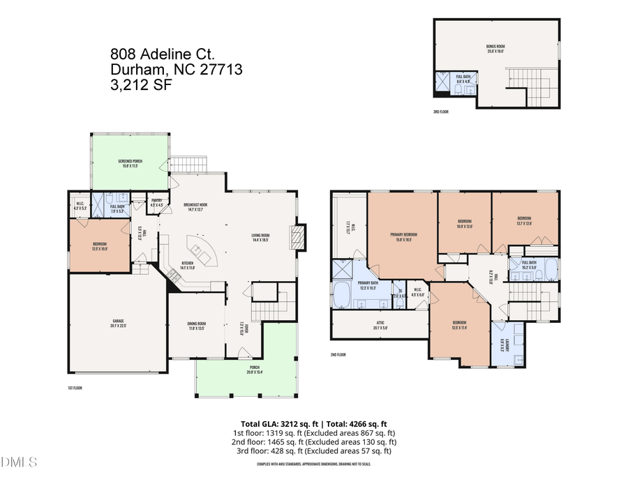 808 Adeline Court, Durham, NC 27713 - #2