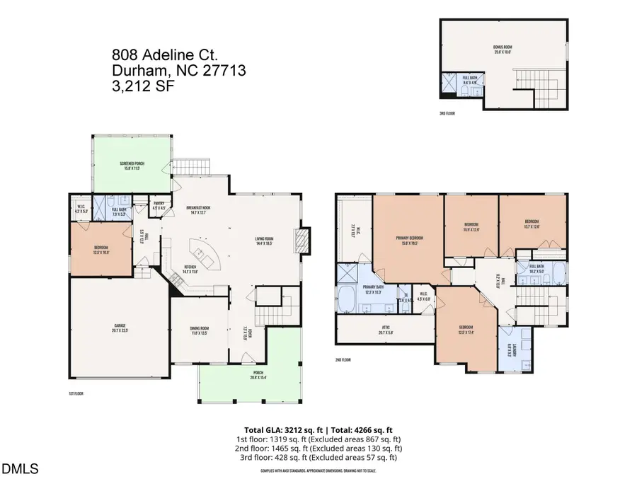 808 Adeline Court, Durham, NC 27713 - #3