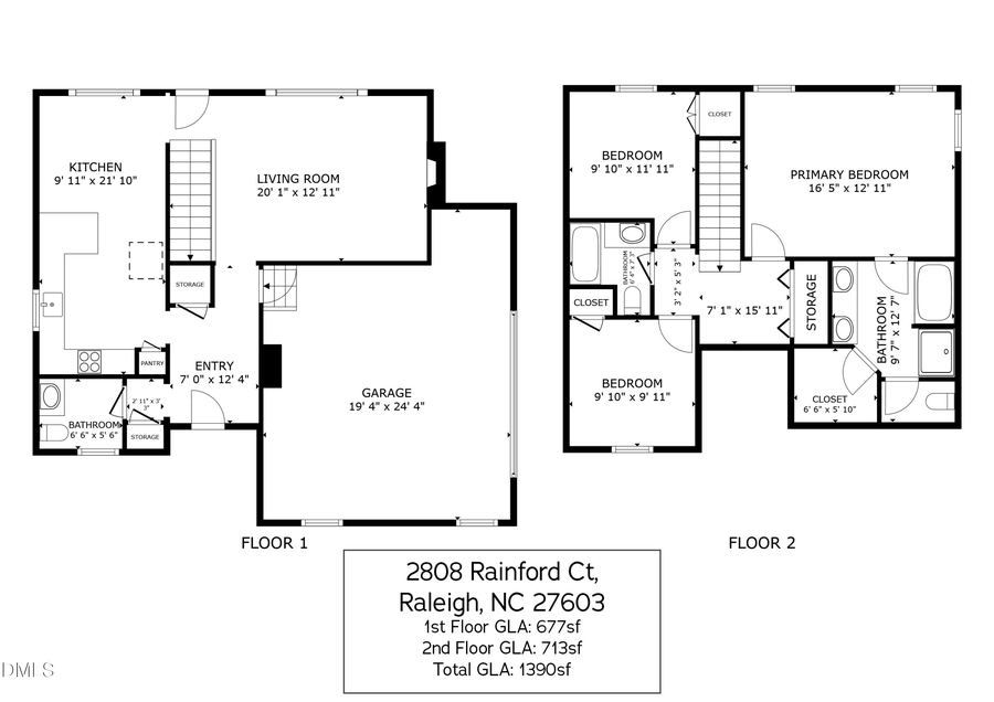 2808 Rainford Court, Raleigh, NC 27603 - #2