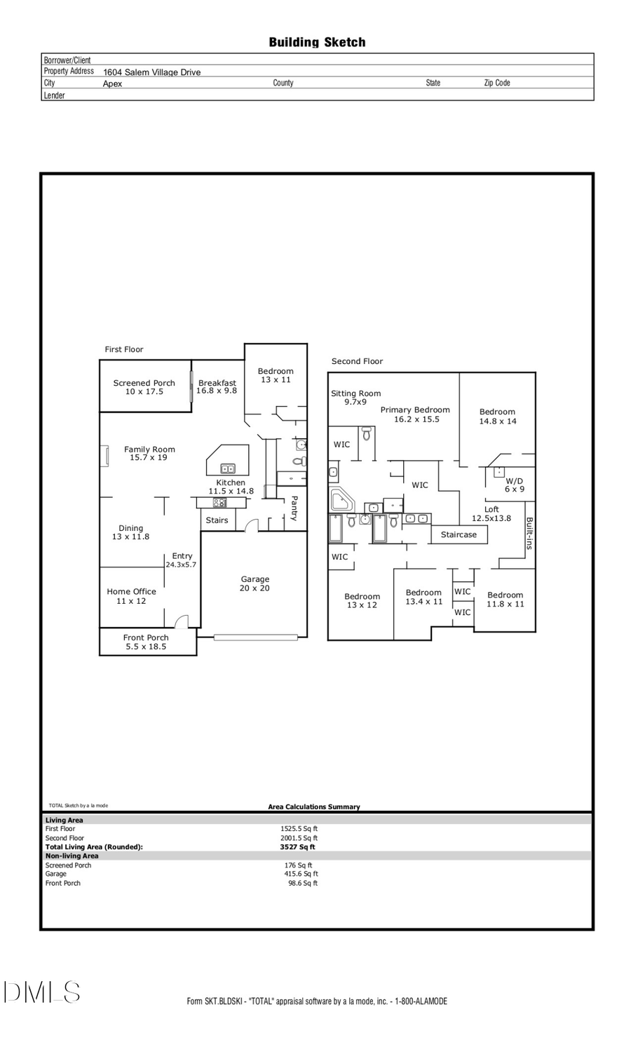 1604 Salem Village Drive, Apex, NC 27502 - #2