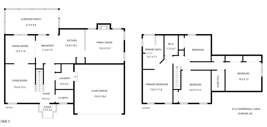 6716 Somerknoll Drive, Durham, NC 27713 - #2
