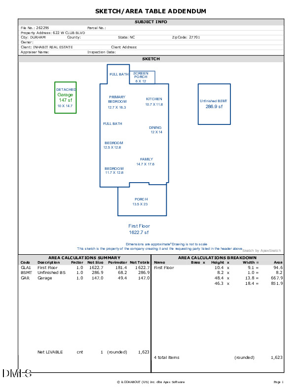 622 W Club Boulevard, Durham, NC 27701 - #2