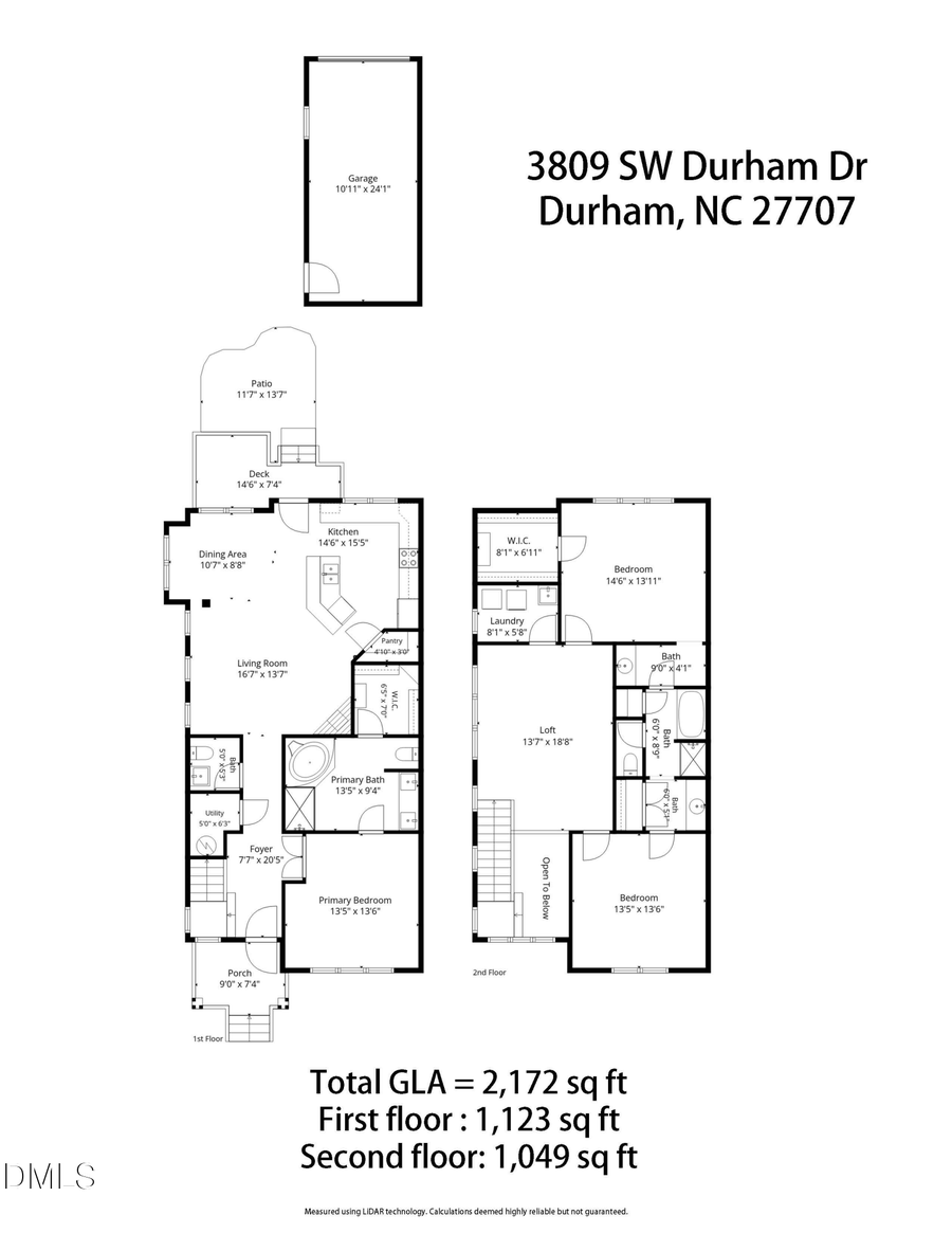3809 Southwest Durham Drive, Durham, NC 27707 - #2