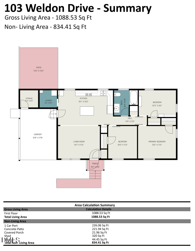 103 Weldon Drive, Dudley, NC 28333 - #2