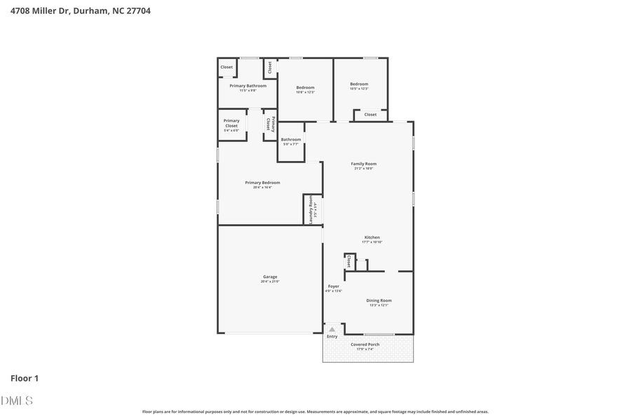 4708 Miller Drive, Durham, NC 27704 - #2