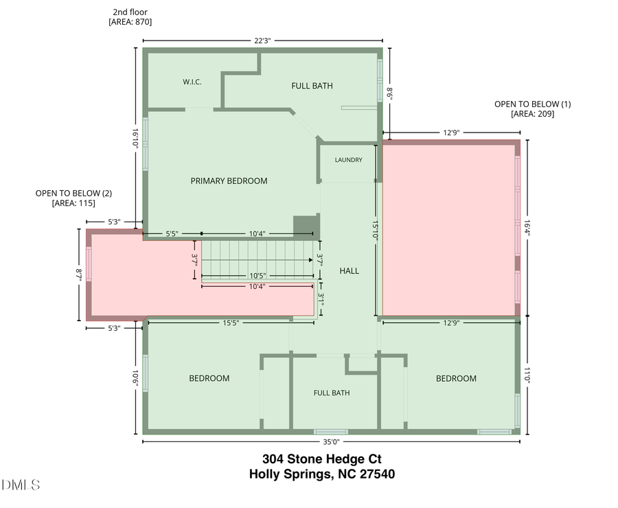 304 Stone Hedge Court, Holly Springs, NC 27540 - #2