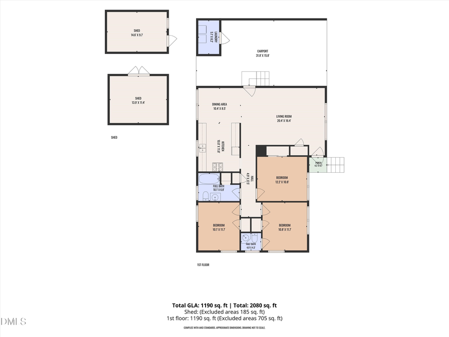 1006 Barbara Drive, Garner, NC 27529 - #2