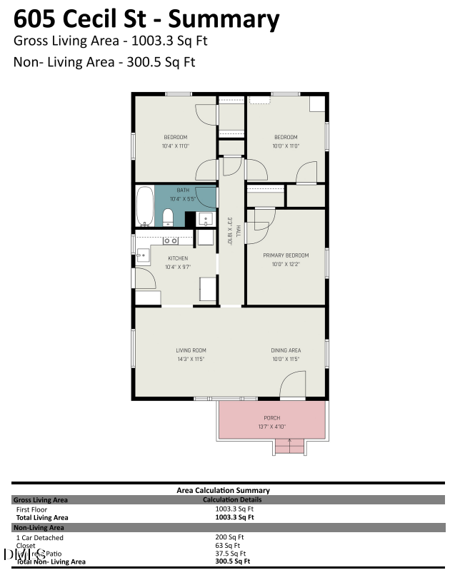 605 Cecil Street, Durham, NC 27707 - #2