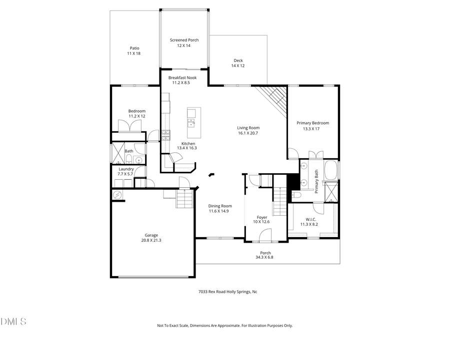7033 Rex Road, Holly Springs, NC 27540 - #2