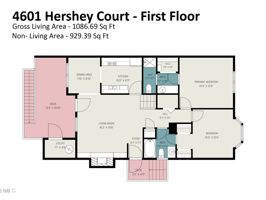 4601 Hershey Court, Raleigh, NC 27613 - #2
