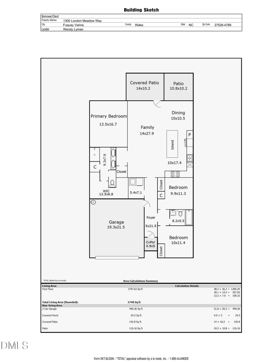 1300 London Meadow Way, Fuquay Varina, NC 27526 - #2