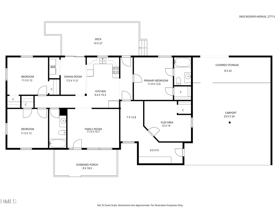 3902 Booker Avenue, Durham, NC 27713 - #2