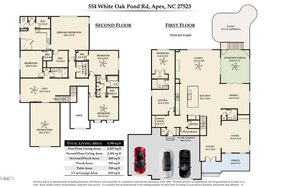 554 White Oak Pond Road, Apex, NC 27523 - #2