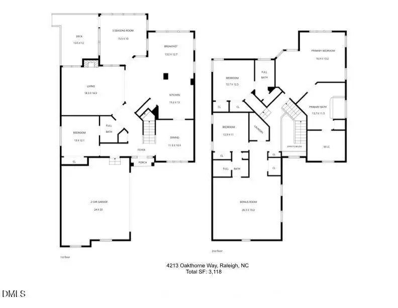 4213 Oakthorne Way, Raleigh, NC 27613 - #3