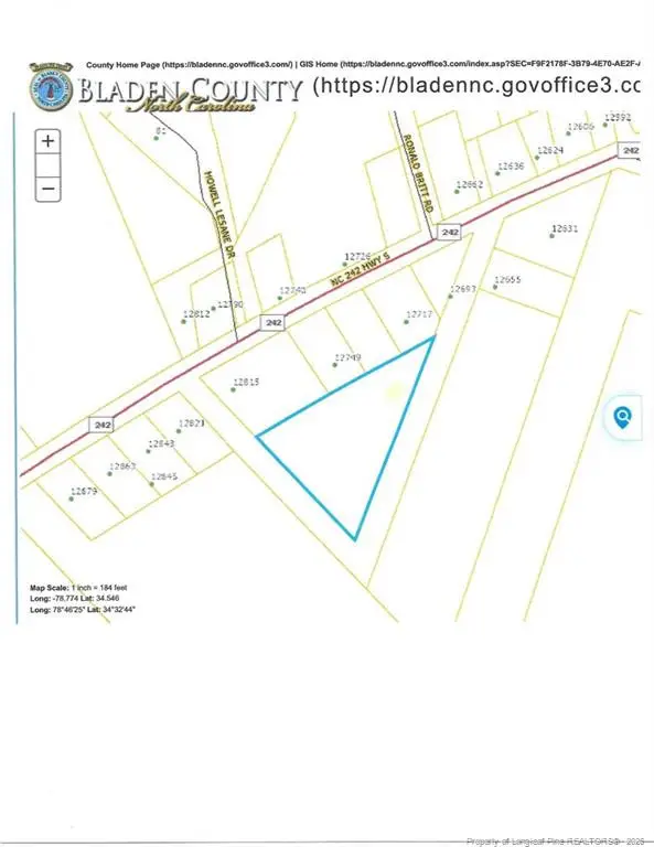 Off Nc 242 Hwy S., Bladenboro, NC 28320