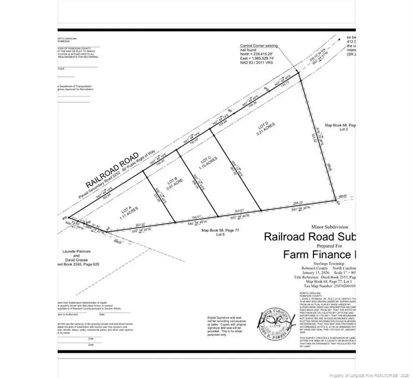 Lot B Railroad Road, Orrum, NC 28369 - Image #1
