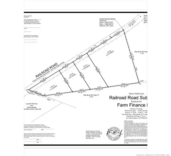 Lot B Railroad Road, Orrum, NC 28369