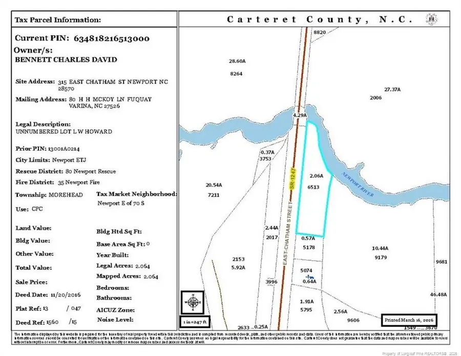 315 E Chatham Street E, Newport, NC 28570 - #3