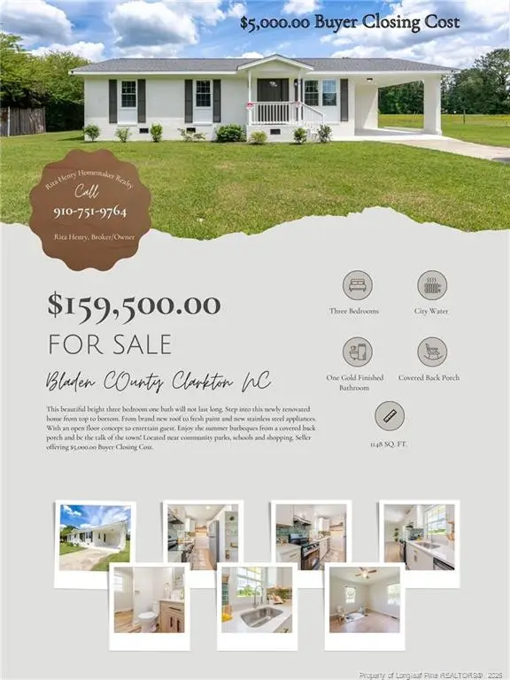 80 Elmhurst Street, Clarkton, NC 28433
