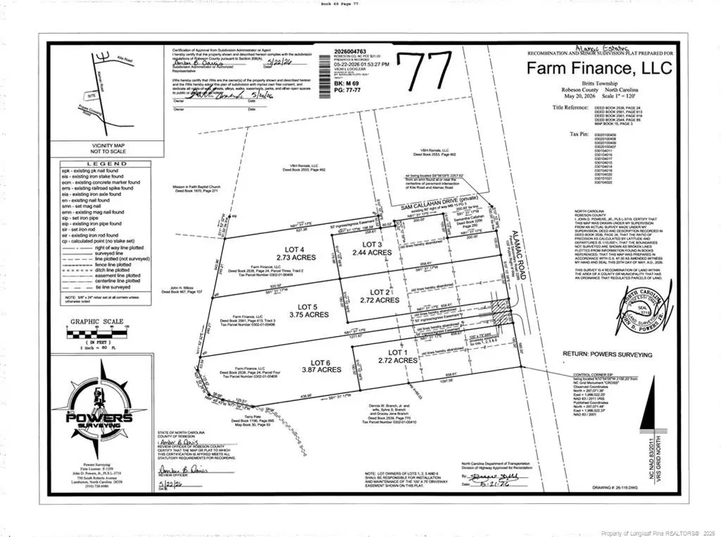Lot No. 3 Alamac Road, Lumberton, NC 28358 - #1