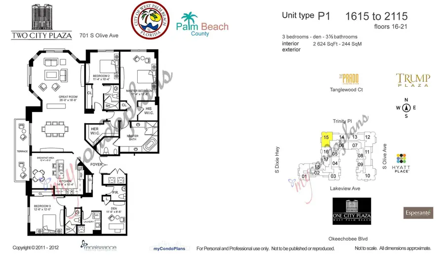 701 S Olive Avenue #1815, West Palm Beach, FL 33401 - #2