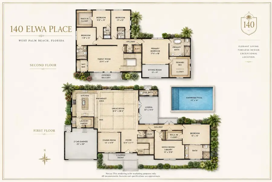 140 Elwa Place, West Palm Beach, FL 33405 - #3