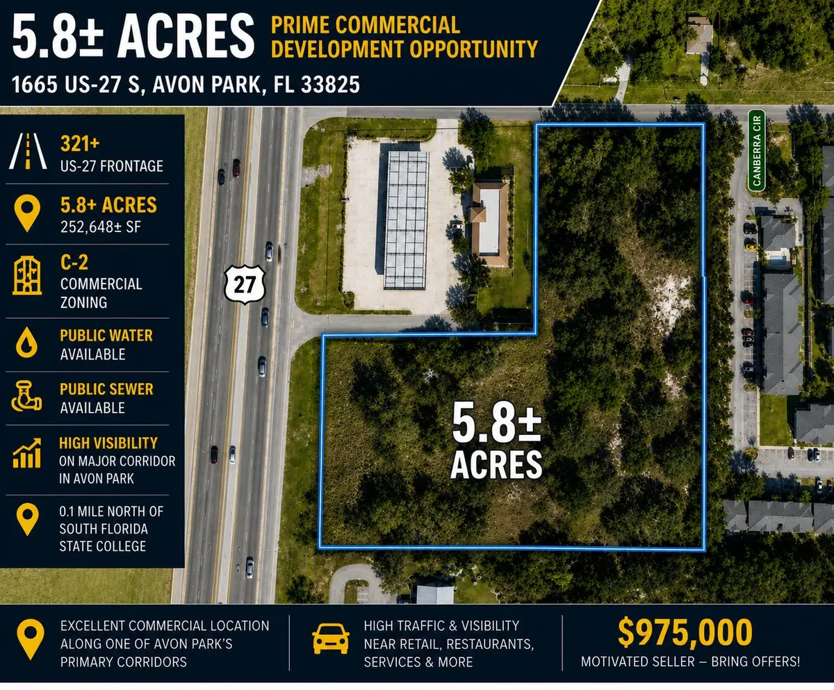 1665 Us 27, Avon Park, FL 33825 - #1