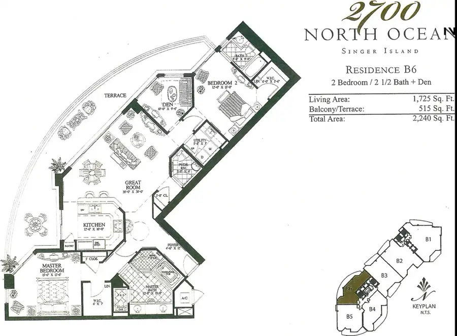 2700 N Ocean Drive #1206B, Singer Island, FL 33404 - #2