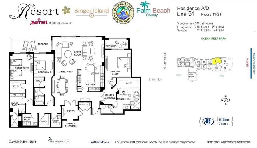 3800 N Ocean Drive #1751, Singer Island, FL 33404 - #2